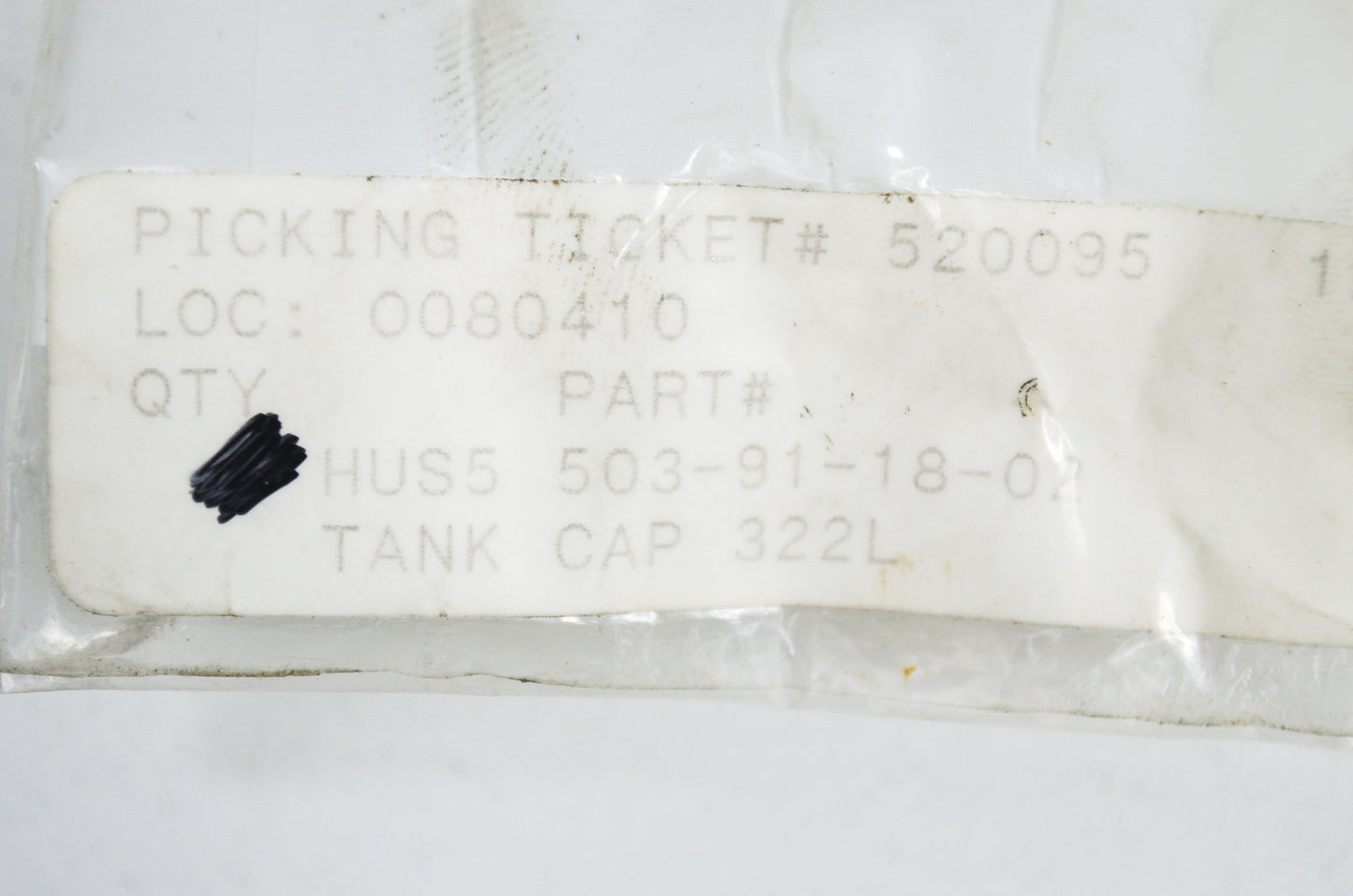 New OEM Husqvarna Tank Cap 322 C 323 325 326 333 NOS
