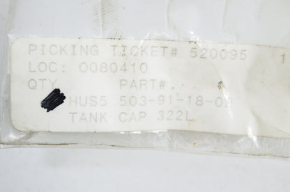 New OEM Husqvarna Tank Cap 322 C 323 325 326 333 NOS