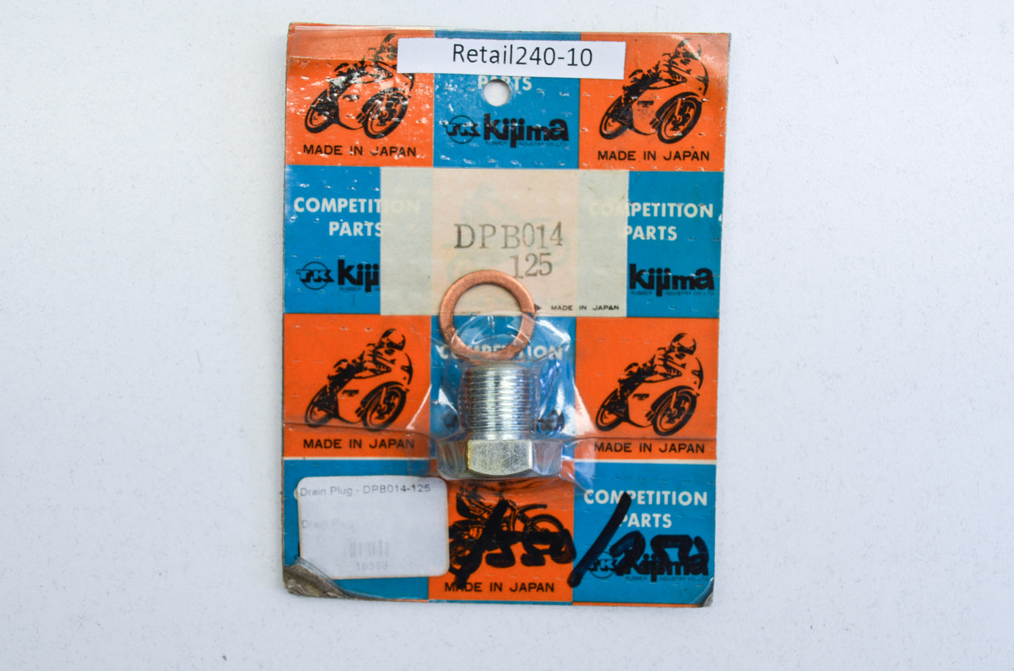 New Kijima Drain Plug 14mmxP1.25 NOS