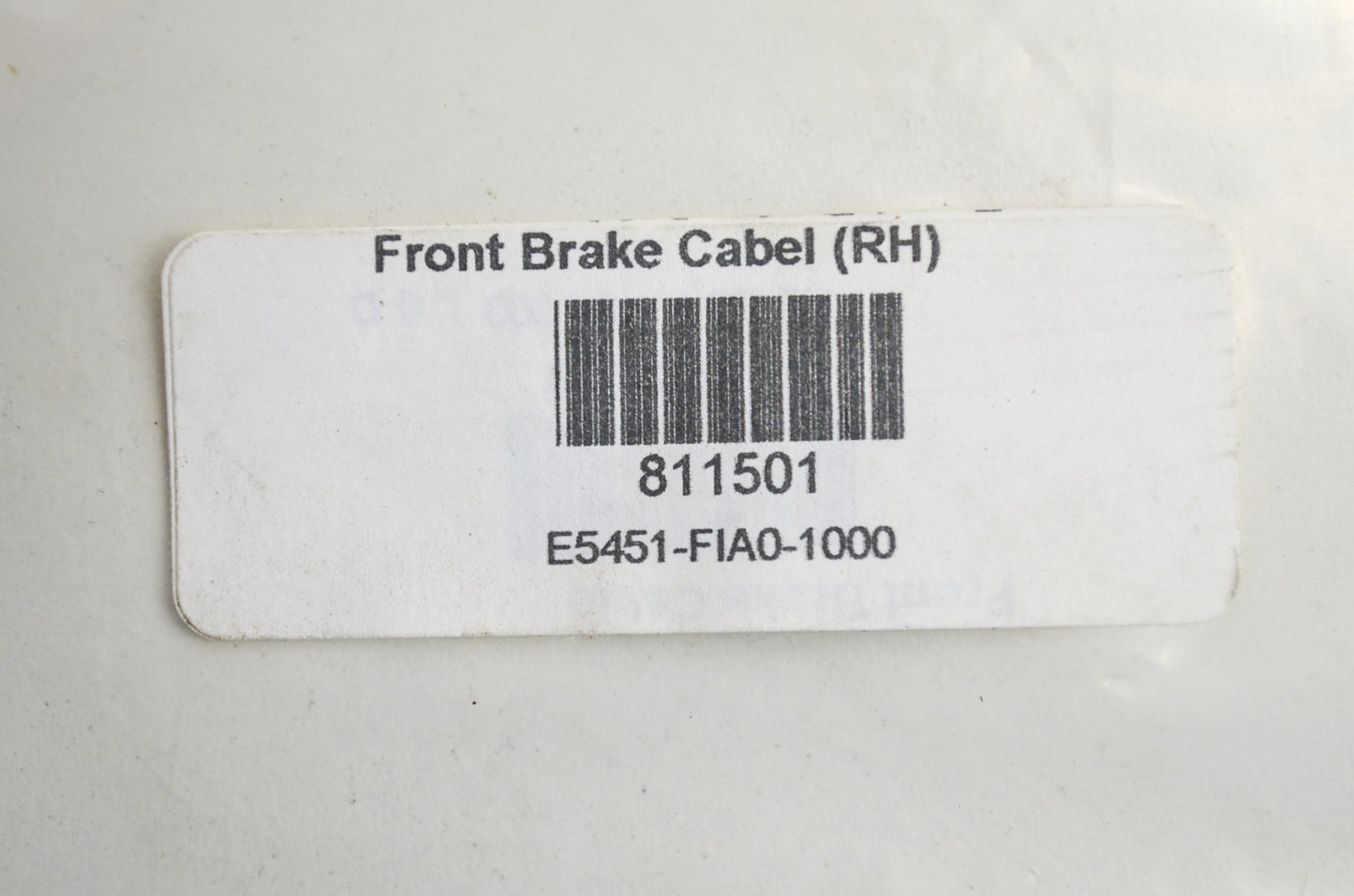 Front Right Brake Cable NOS