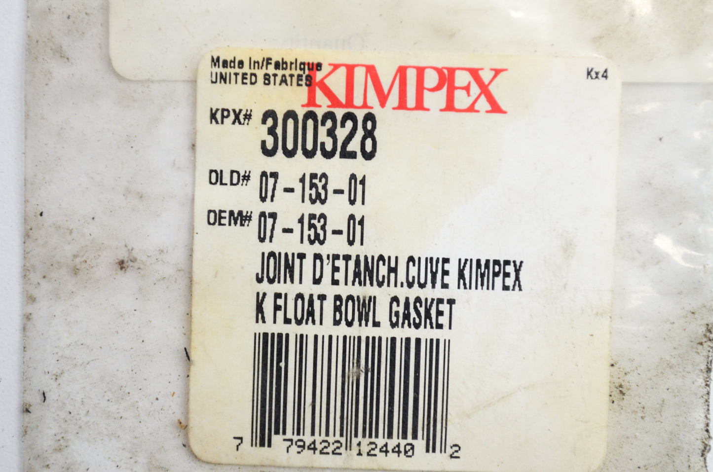 Float Bowl Gasket Mikuni 26-28 mm NOS
