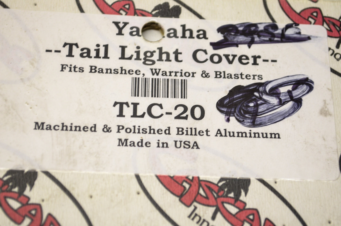 New Yamaha Tail Light Cover Banshee Warrior Blaster NOS
