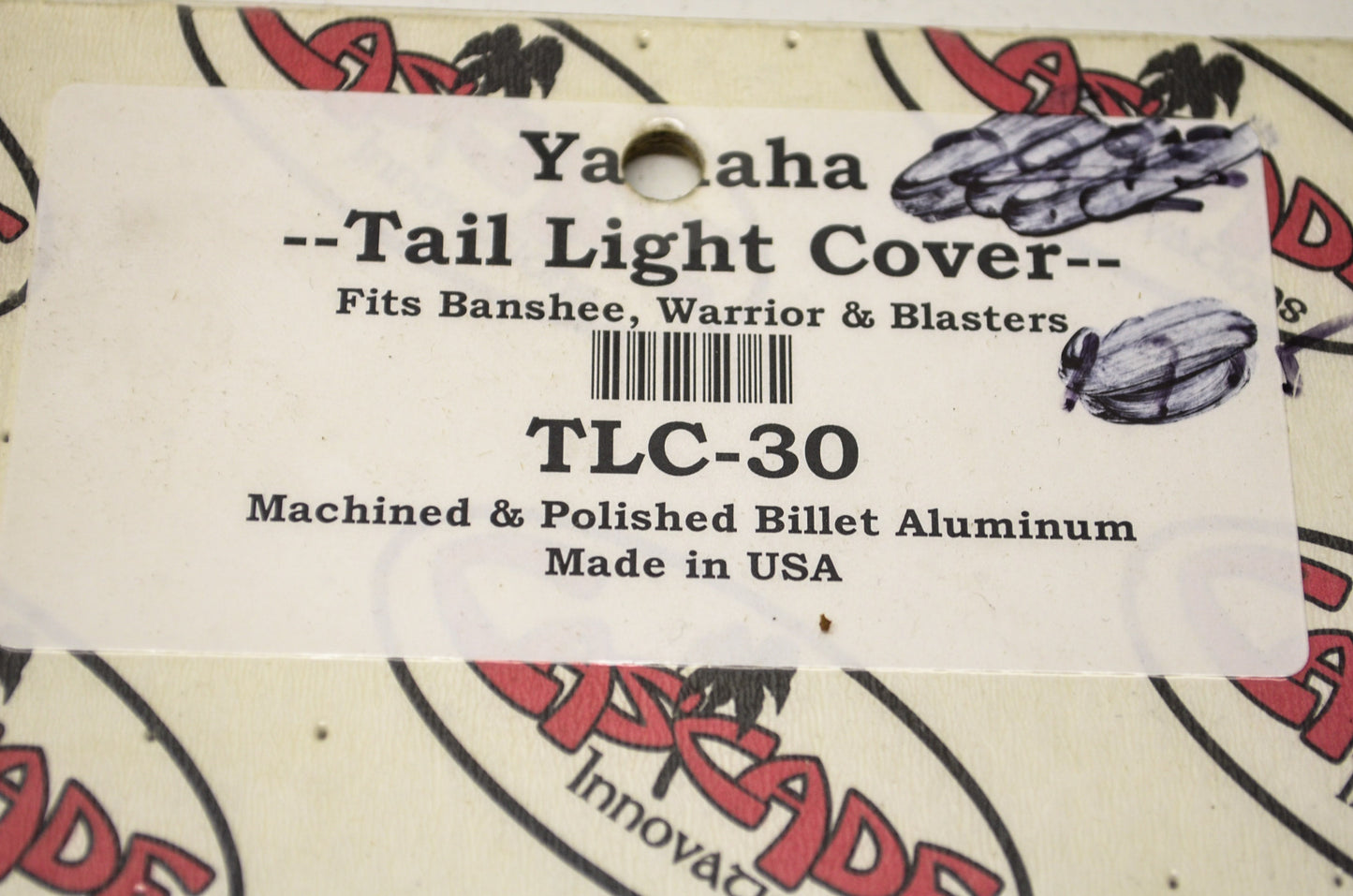New Yamaha Tail Light Cover Banshee Warrior Blaster NOS