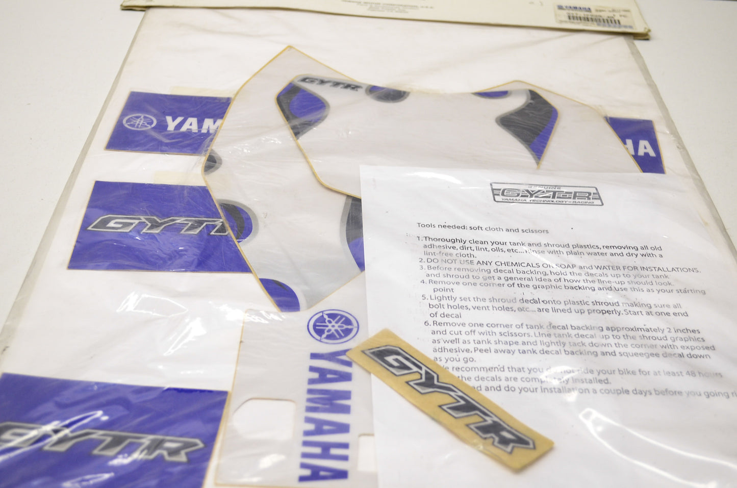 OEM Yamaha GYT-1P625-40-00 Flames Graphic Kit NOS