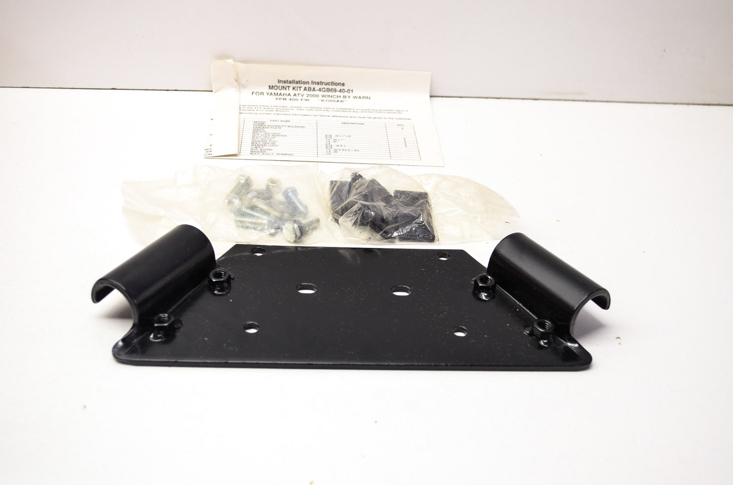 OEM Yamaha ABA-4GB69-40-01 Kodiak Winch Mount NOS