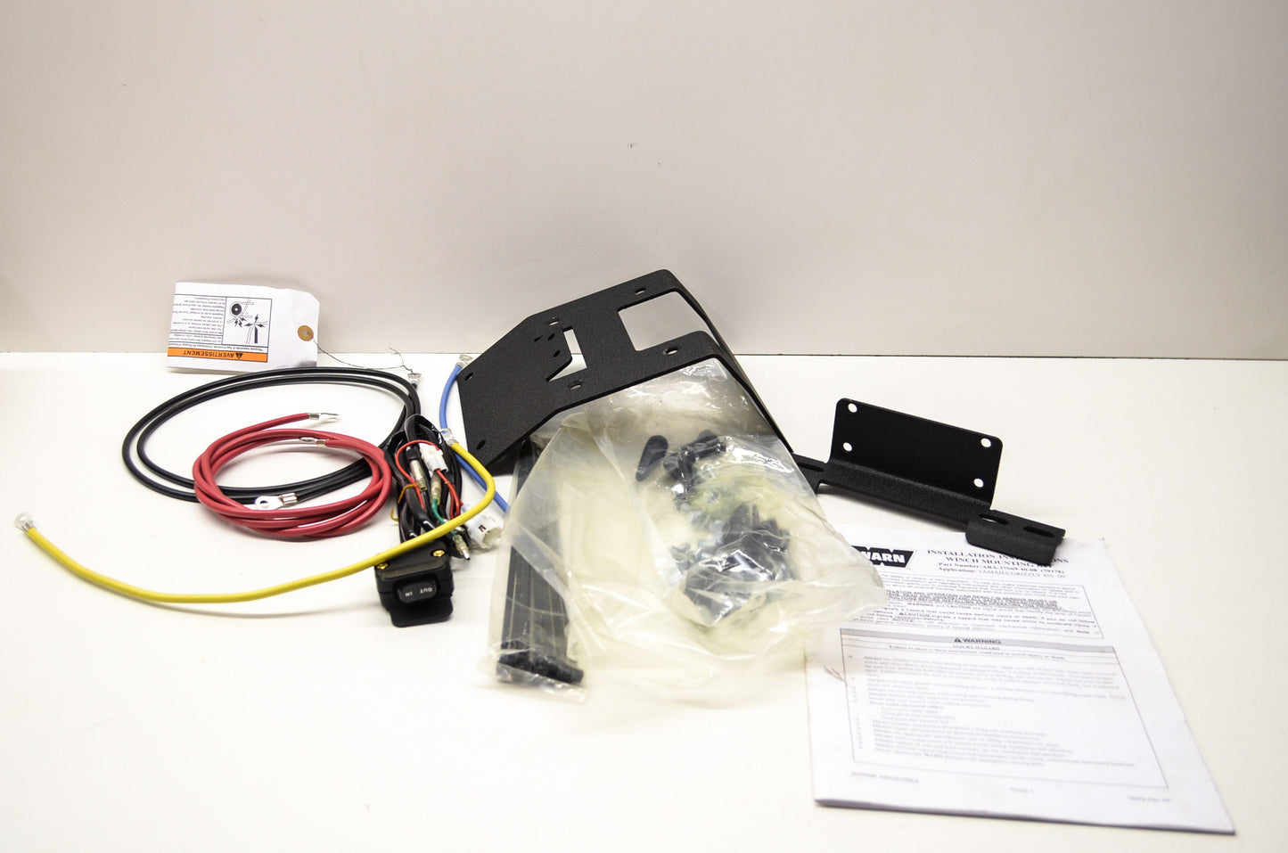OEM Yamaha ABA-37S69-40-08 Grizzly Winch Mounting Kit NOS