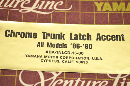 Venture Chrome Trunk Latch Accent NOS