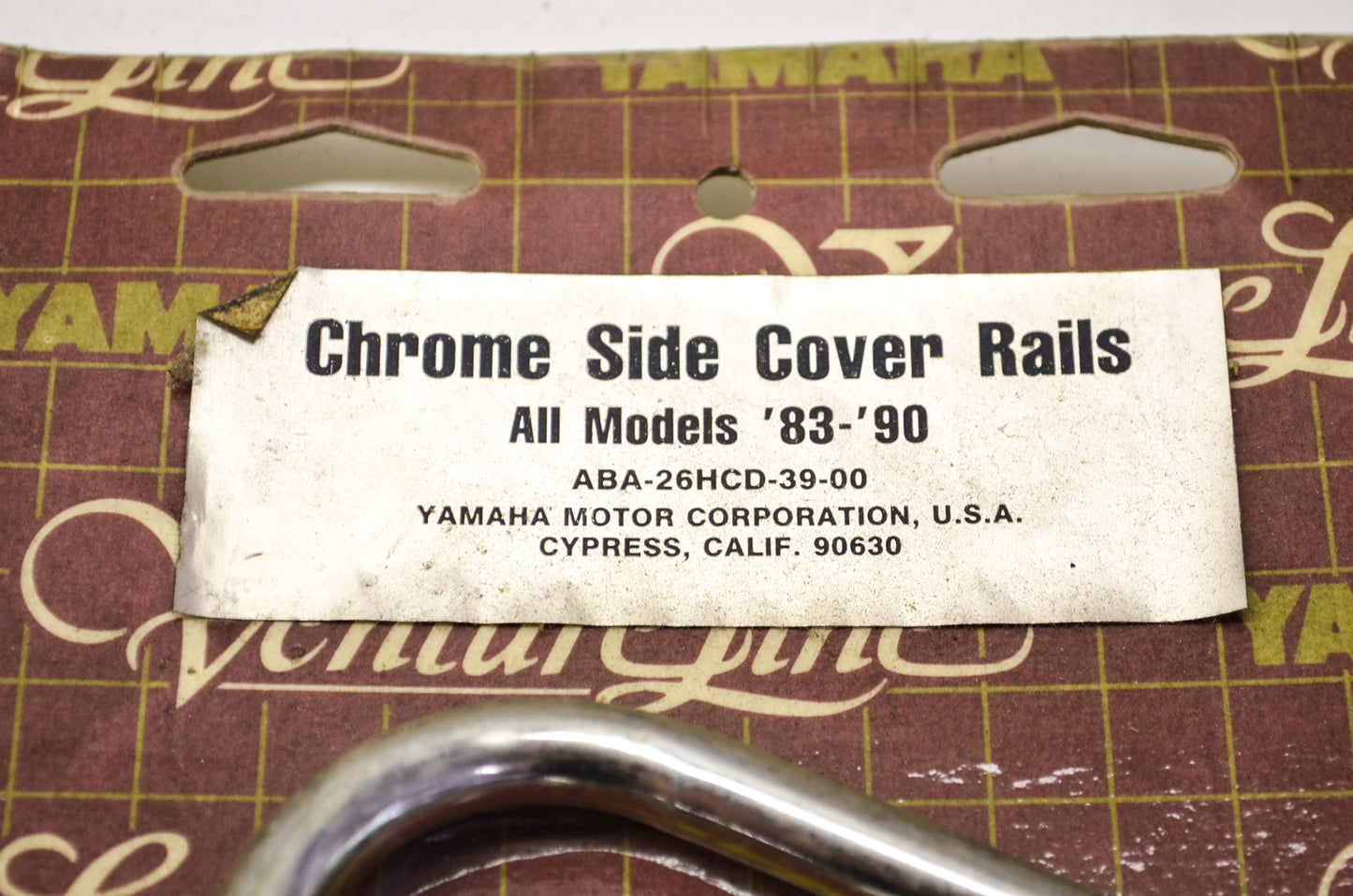 Venture Chrome Side Cover Rail NOS