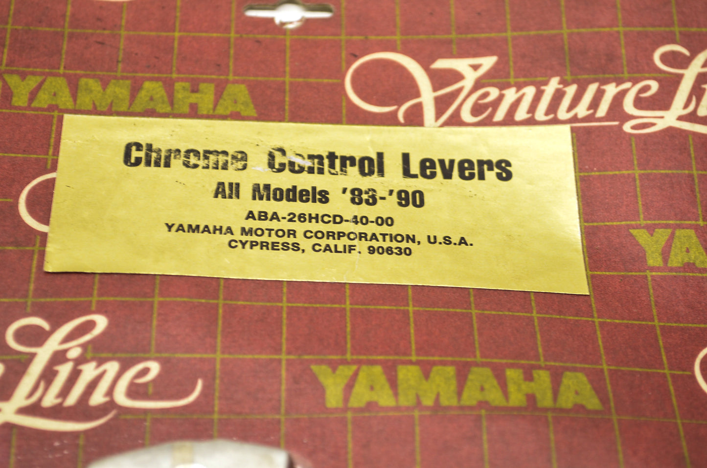 Venture Chrome Control Lever NOS