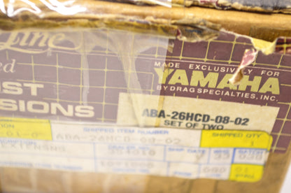 OEM Yamaha ABA-26HCD-08-02 Exhaust Extensions NOS