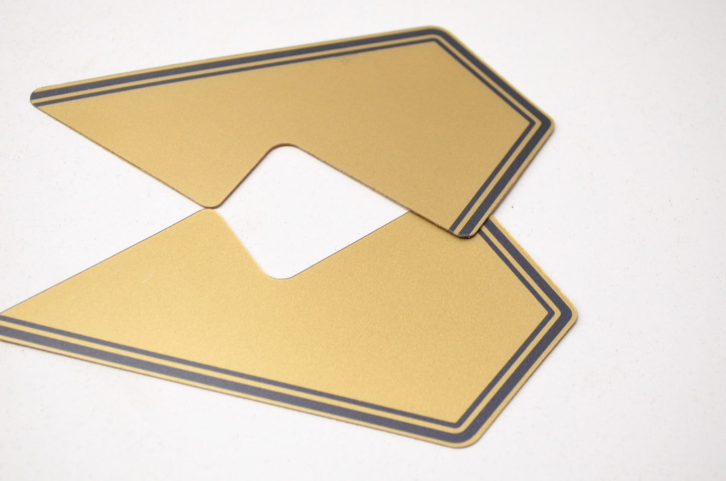 Venture Gold Caliper Cover Inserts Qty 2 NOS