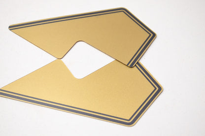 Venture Gold Caliper Cover Inserts Qty 2 NOS