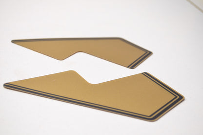 Venture Gold Caliper Cover Inserts Qty 2 NOS