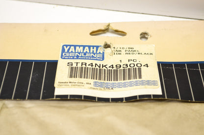 OEM Yamaha STR-4NK49-30-04 Leather Tank Panel NOS