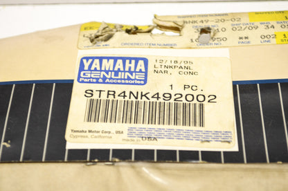 New OEM Yamaha Leather Tank Panel NOS
