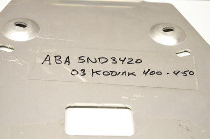 03 Kodiak 400-450 Skid Plate NOS