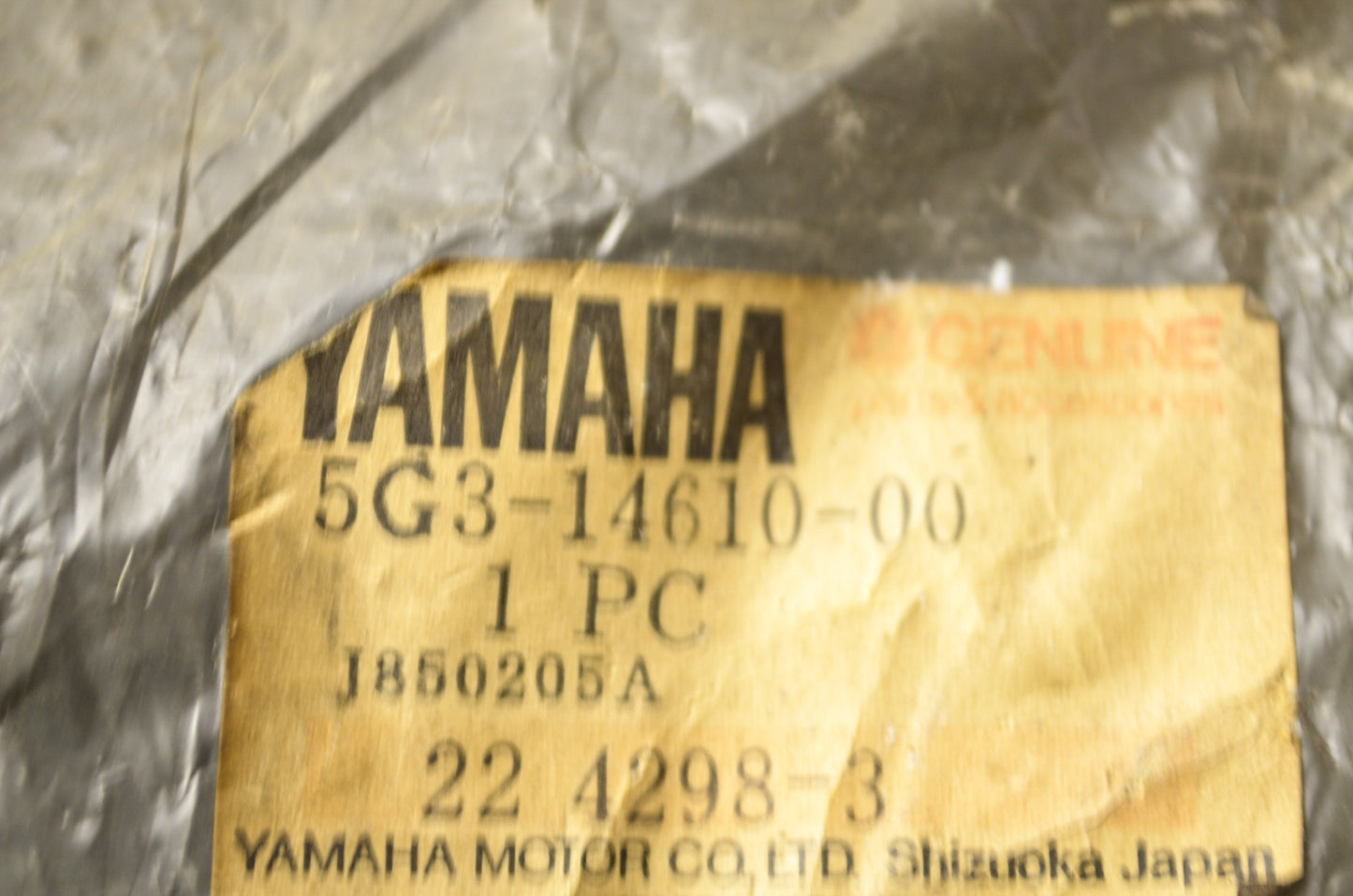 OEM Yamaha 5G3-14610-00-00 Left Exhaust Pipe Assembly NOS