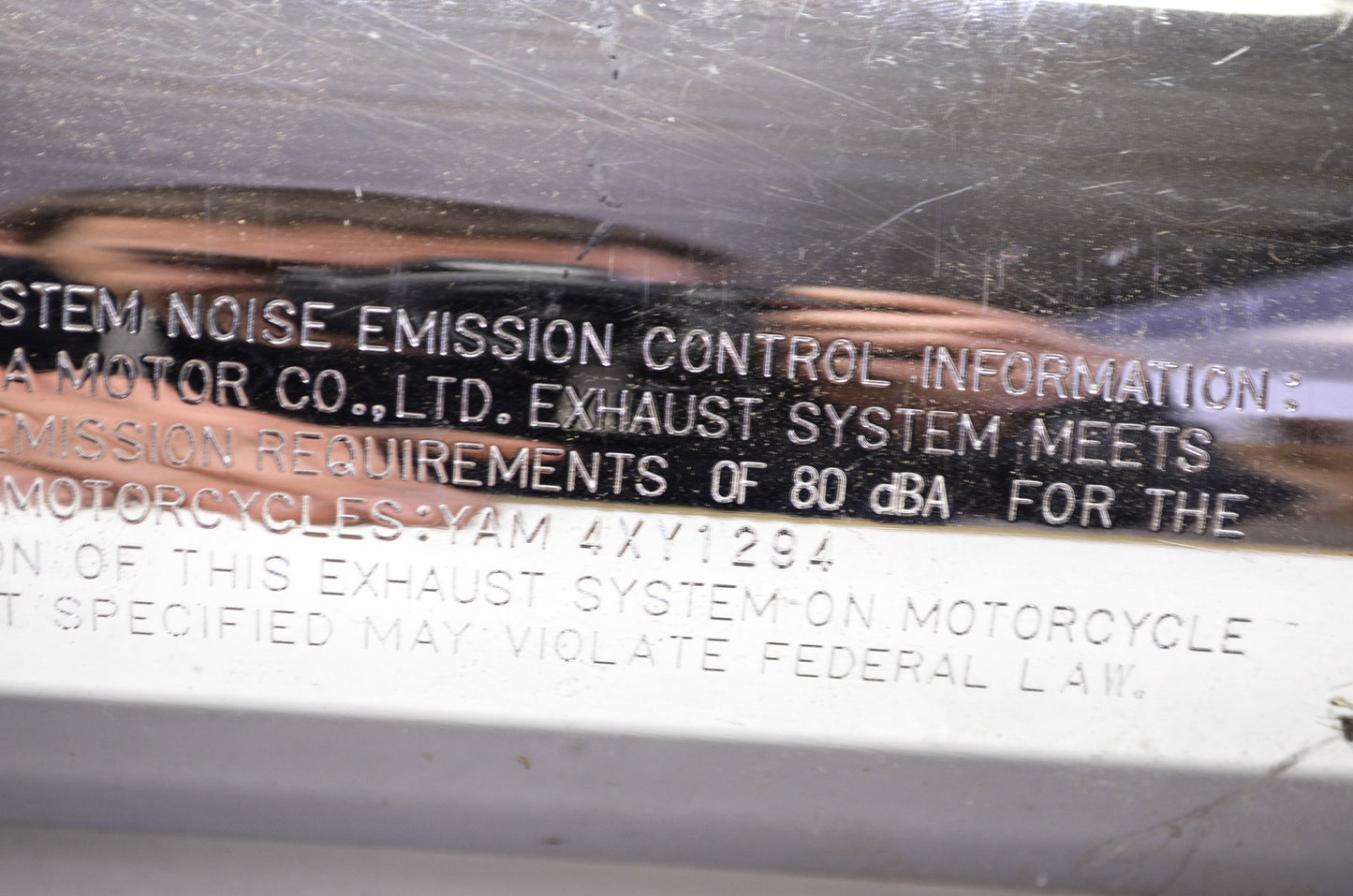 05 Royal Star Exhaust Pipe NOS