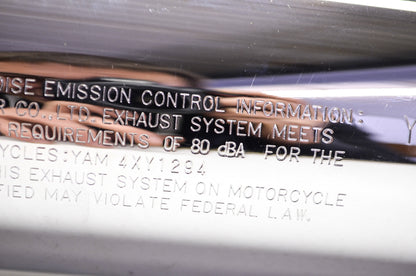 05 Royal Star Exhaust Pipe NOS