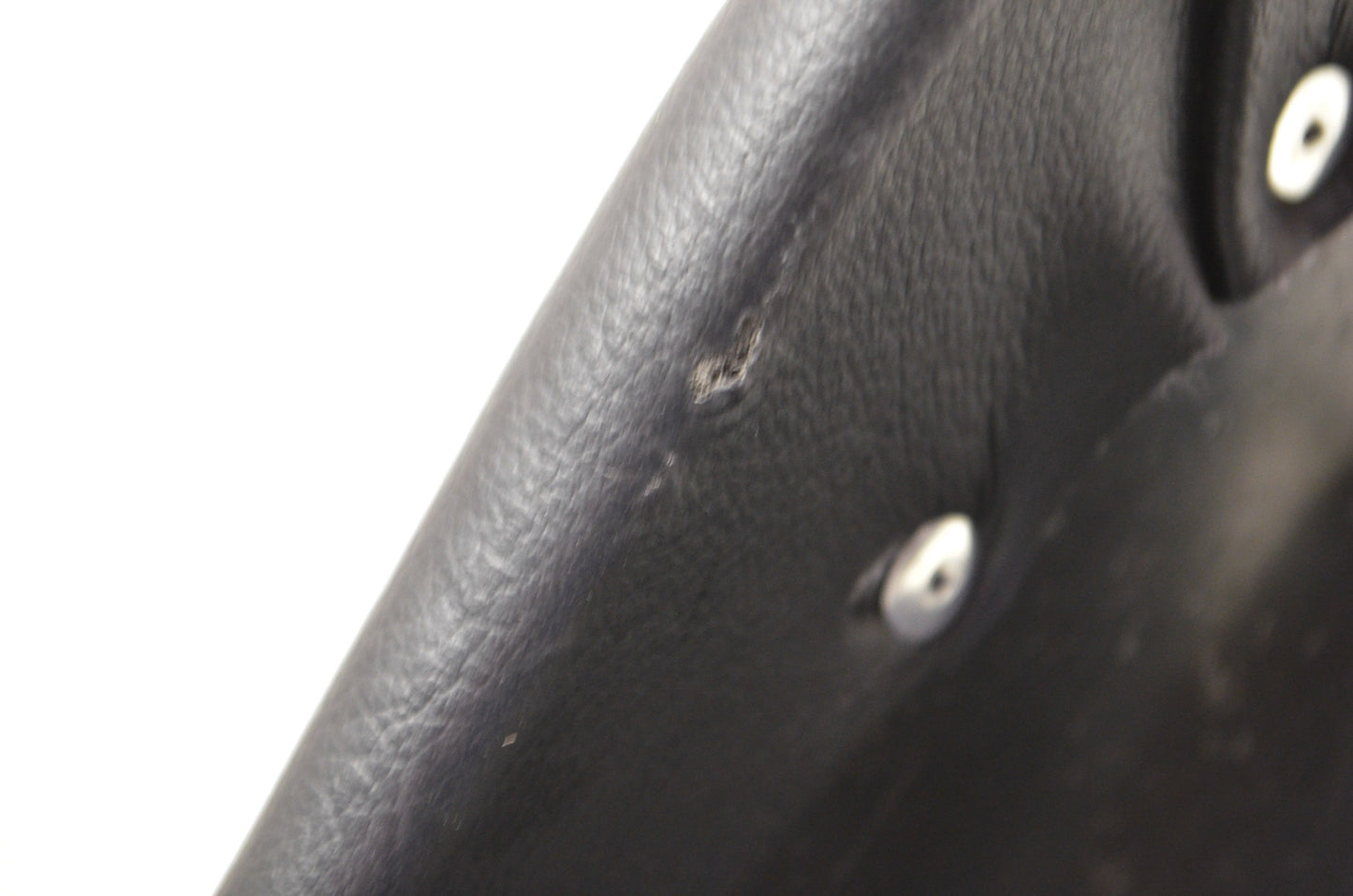 Black Solo Gunfighter Seat W/ Studs NOS