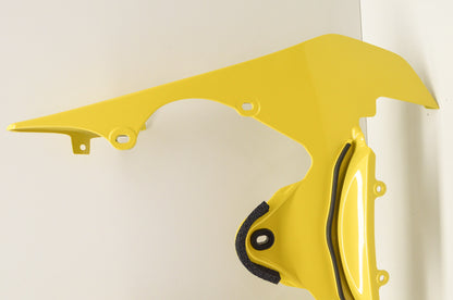New OEM Yamaha Yellow Side Cover Assembly Fairing 08 YZF-R6 NOS