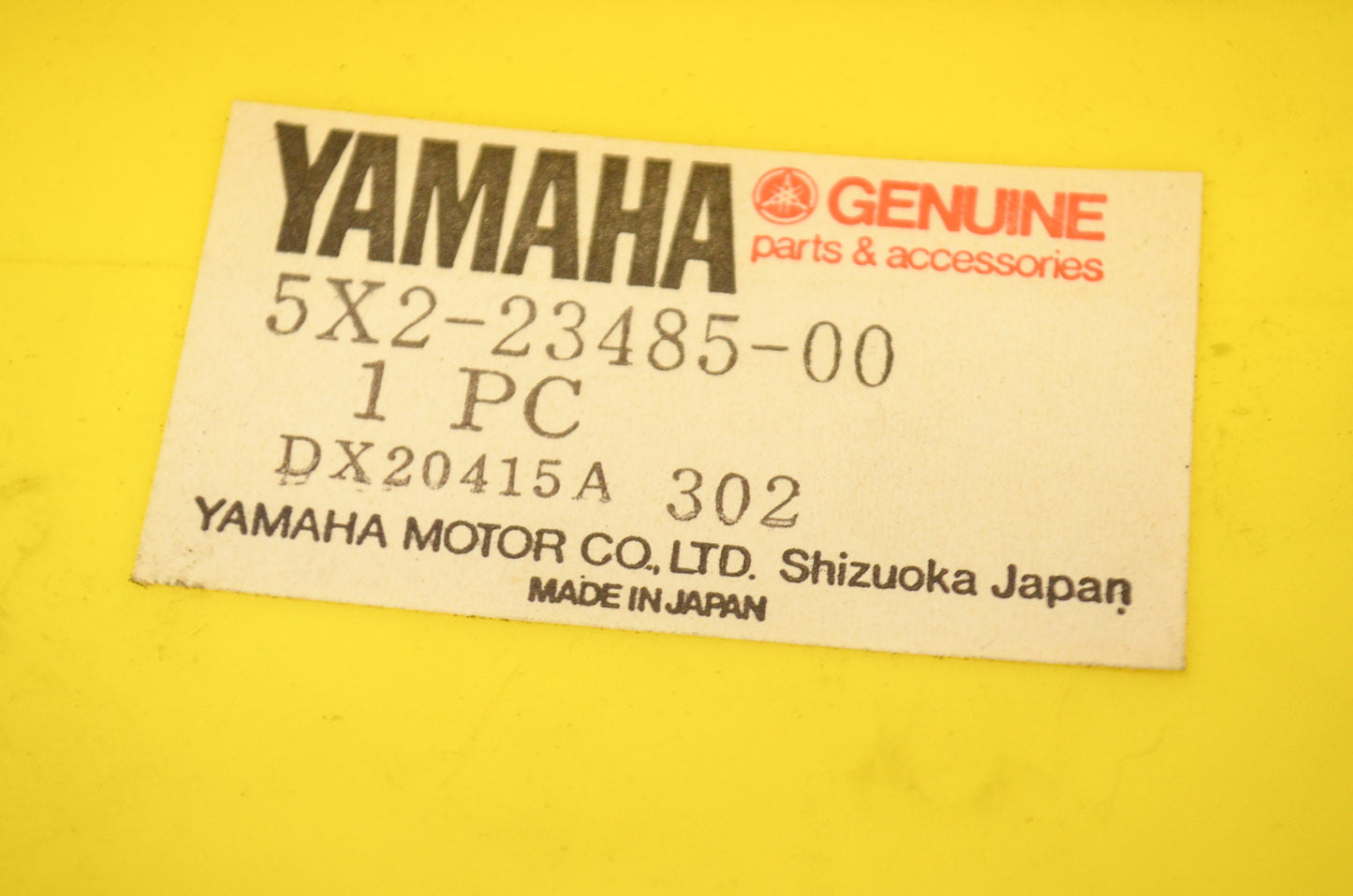 Number Plate NOS