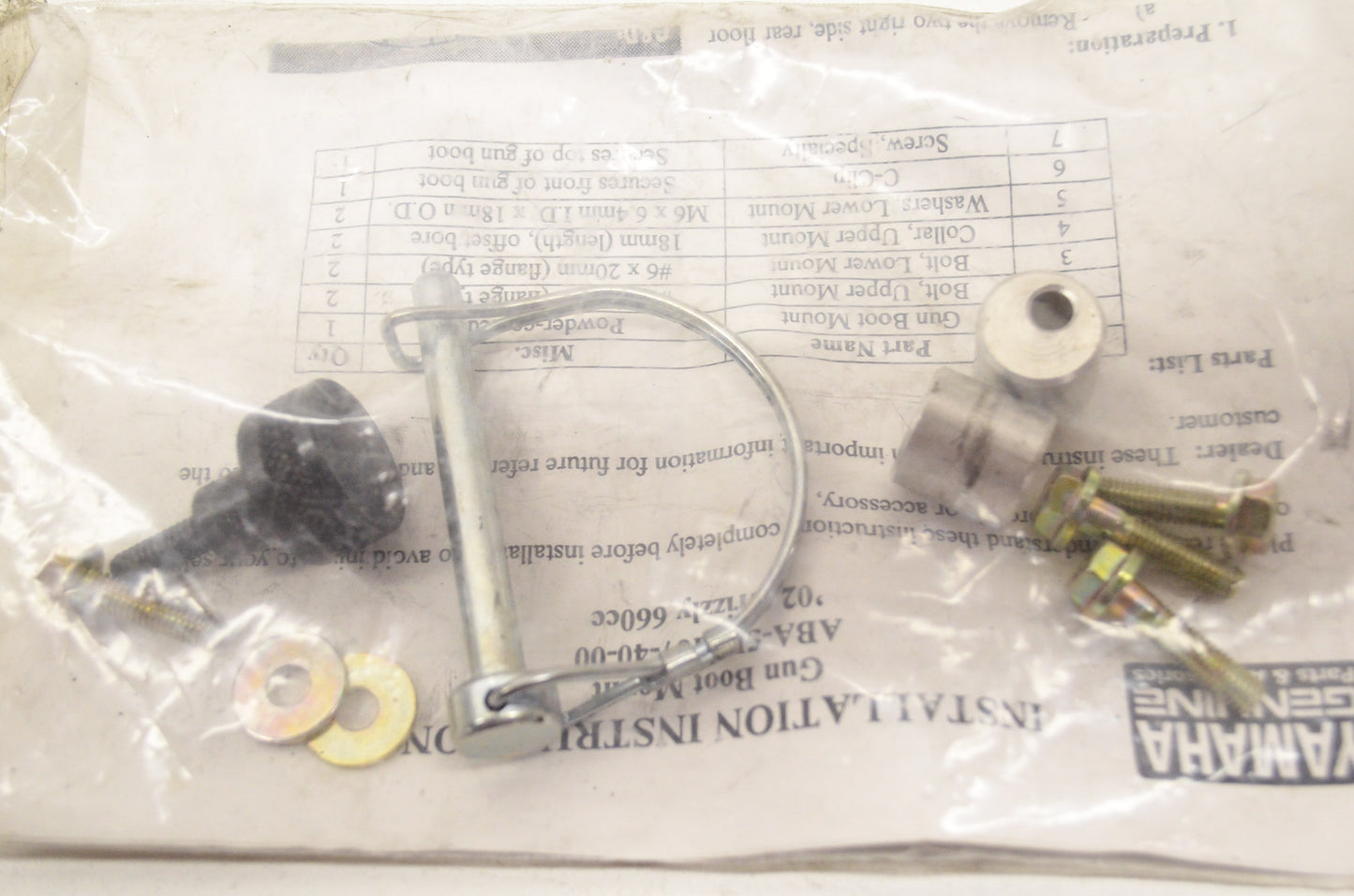 OEM Yamaha ABA-5KM67-40-00 Gun Boot Mount 02-03 Grizzly NOS
