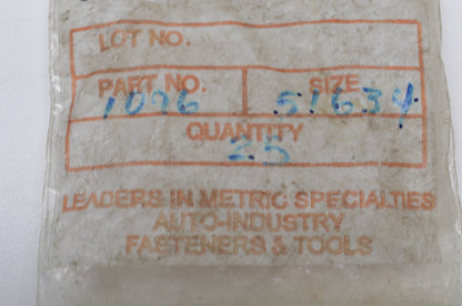 Wurth 107651634 Hex Bolt Qty 12 NOS