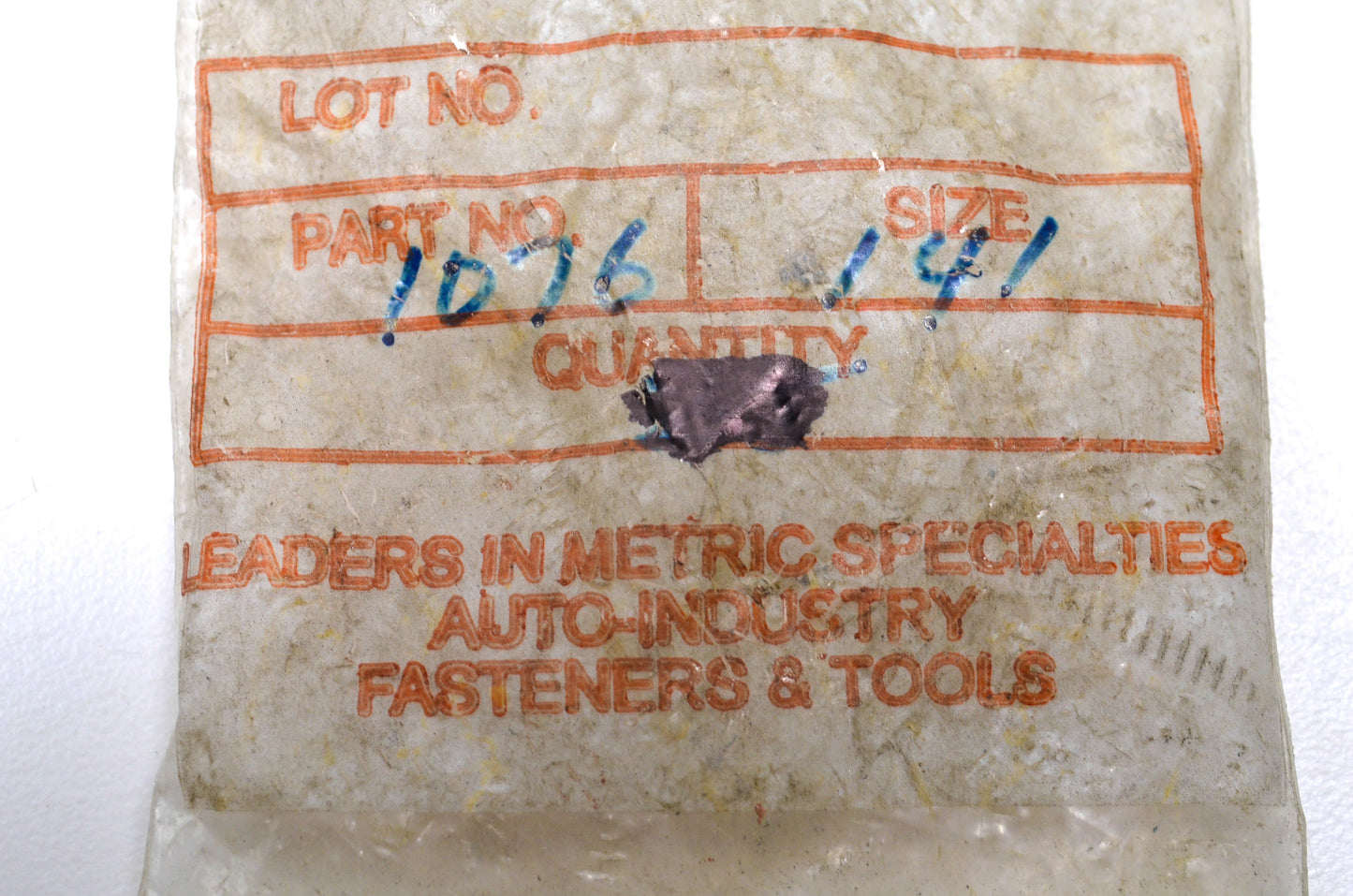 Wurth 1076141 Hex Bolt Qty 15 NOS