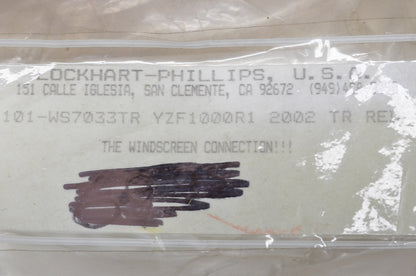 New Lockhart-Phillips Translucent Red Speedscreen 2002 Yamaha YZF1000 R1 NOS