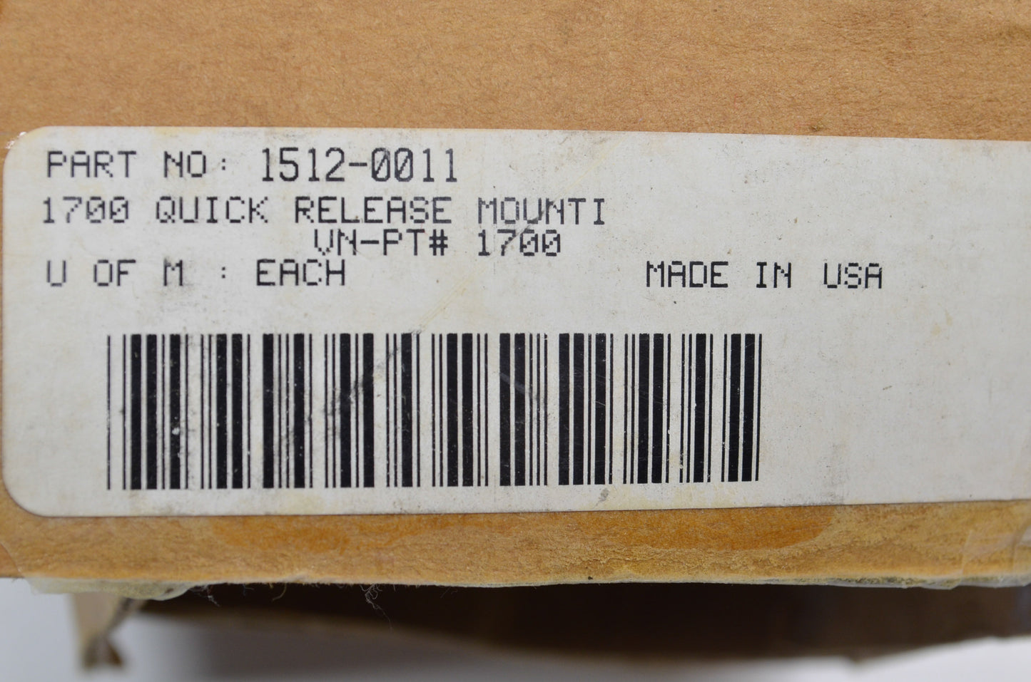 New Moose Quick Release Mounting Kit NOS