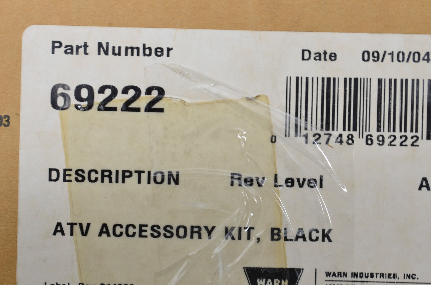 New Warn ATV Accessory Kit NOS