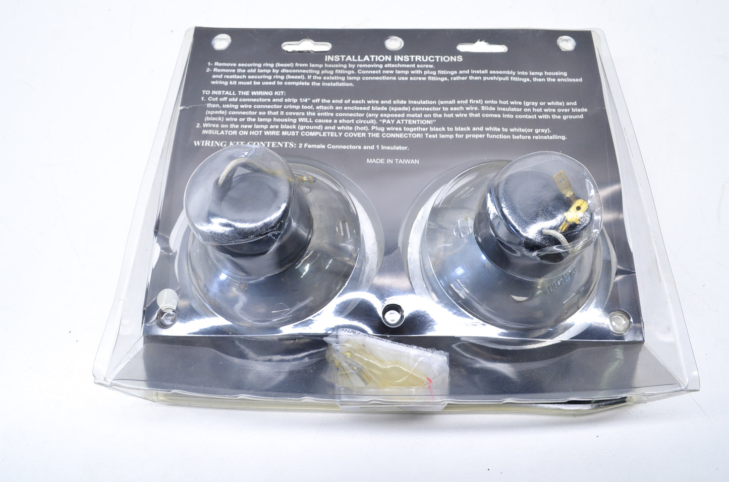 Style Glide 590327, 140400 Wave Spot Lamps Qty 2 NOS