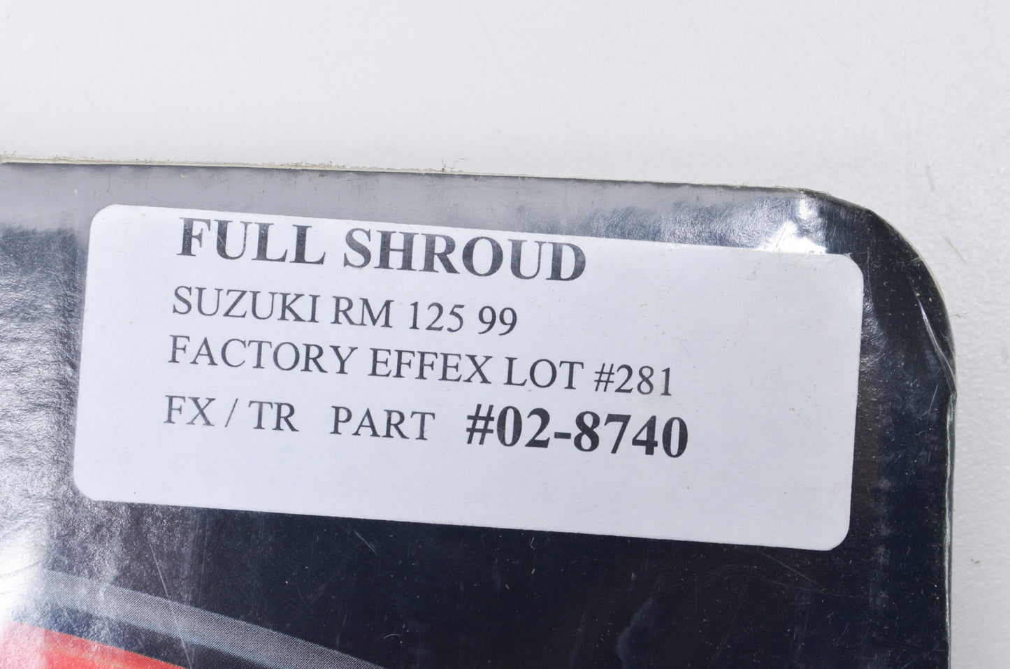 New Factory Effex 1999 Suzuki RM125Full Shroud Decal Kit NOS