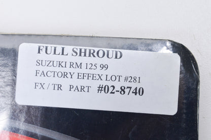 New Factory Effex 1999 Suzuki RM125Full Shroud Decal Kit NOS