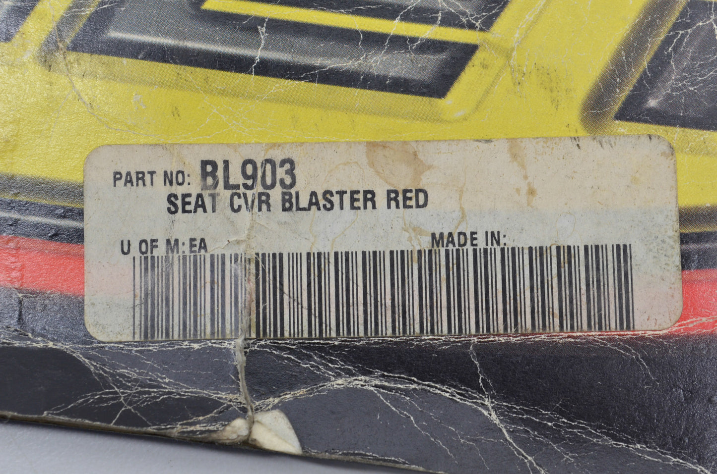 New Ceet Yamaha Blaster Red Seat Cover NOS