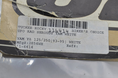 UFO 116414, 2856WH White Yamaha Shroud Kit NOS