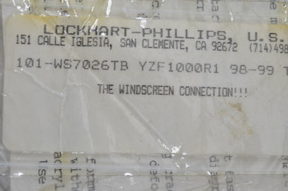 Lockhart Phillips 101-WS7026TB Transparent Blue Speedscreen NOS