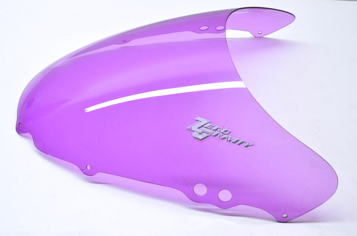 Zero Gravity 11-103-11, 55-1902 Traffic Lights Transparent Purple Windshield NOS