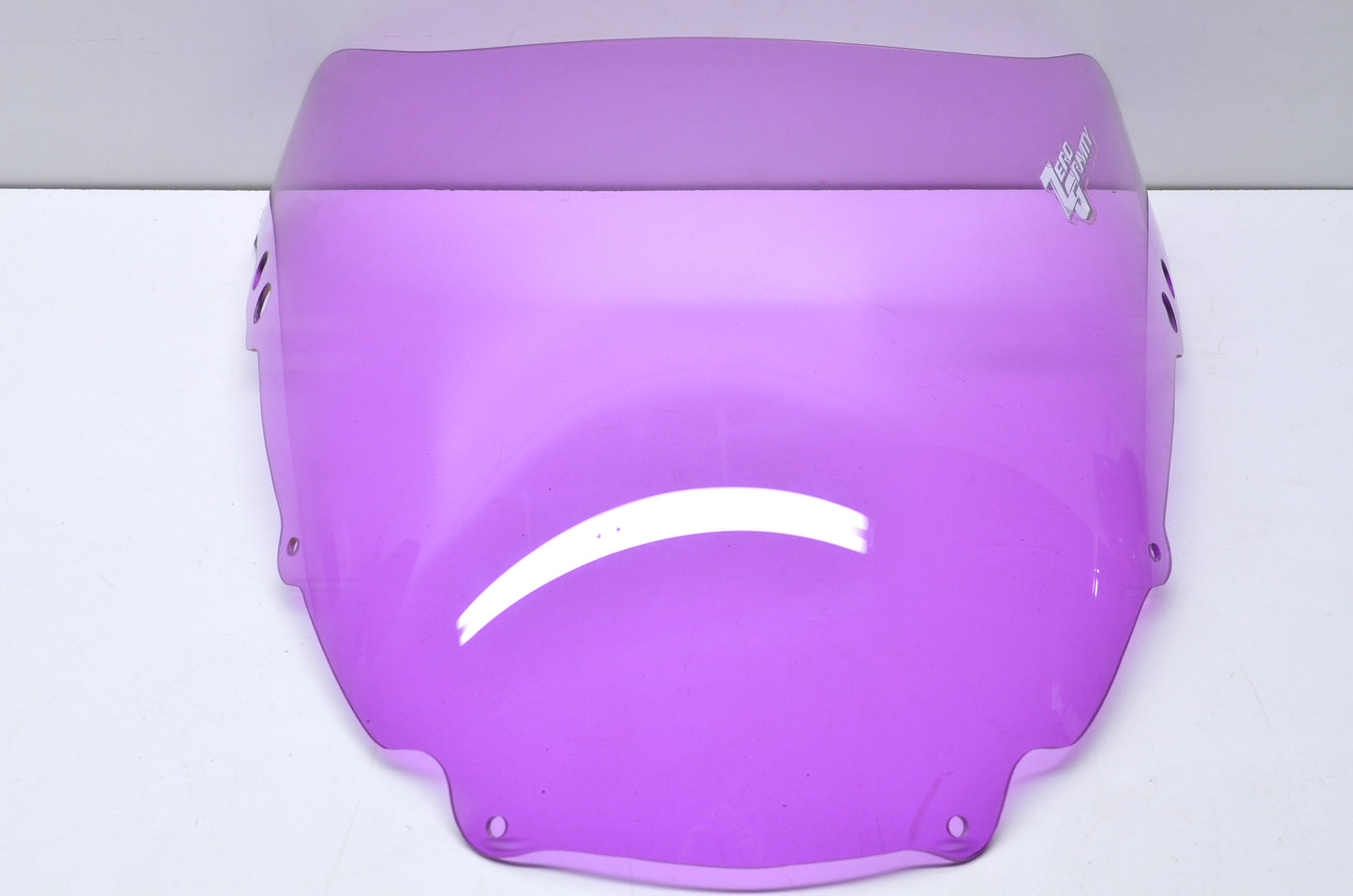 Zero Gravity 11-103-11, 55-1902 Traffic Lights Transparent Purple Windshield NOS