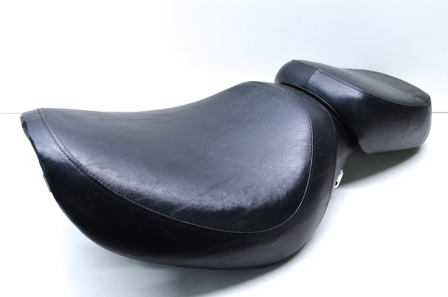 New Aftermarket Honda Magna Black Leather Seat NOS