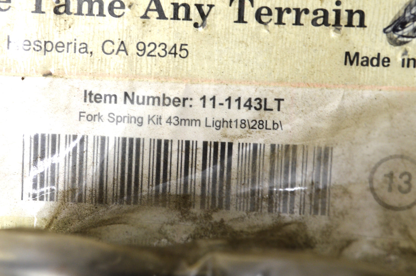 Progressive Suspension 11-1143LT Fork Springs Kit NOS