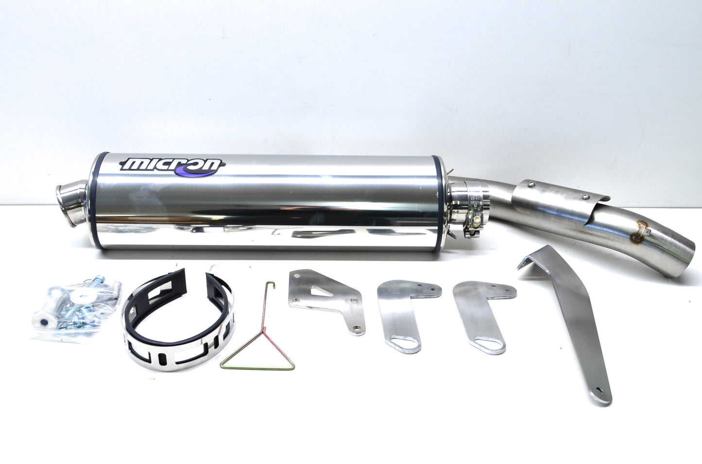 New Micron Exhaust Kit Muffler 03-05 Yamaha YZFR6 R6 NOS