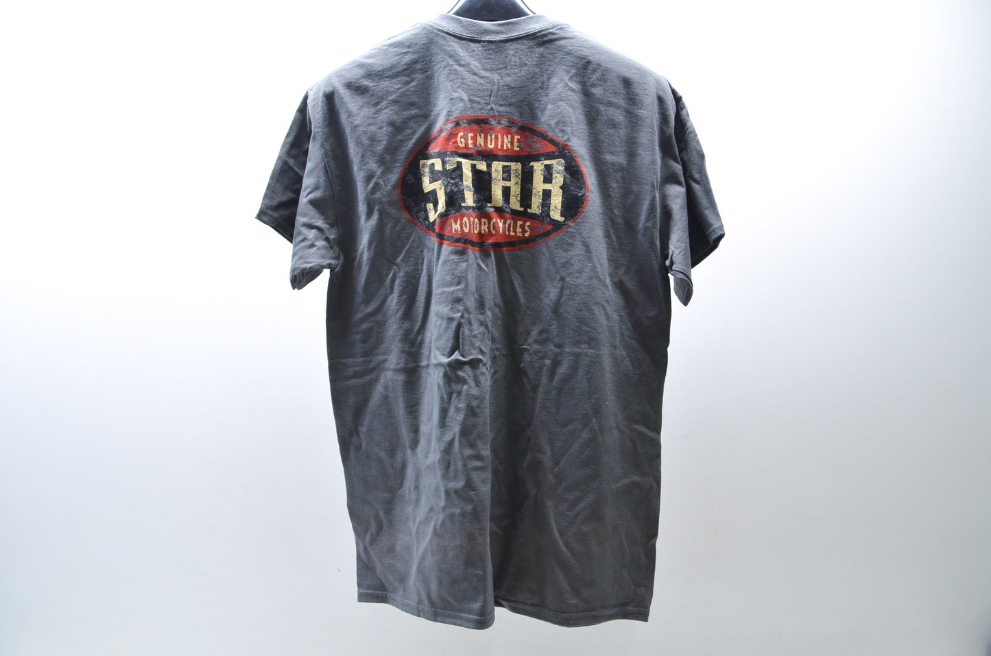 Gildan Large Dark Grey C&E Yamaha Shirt NOS