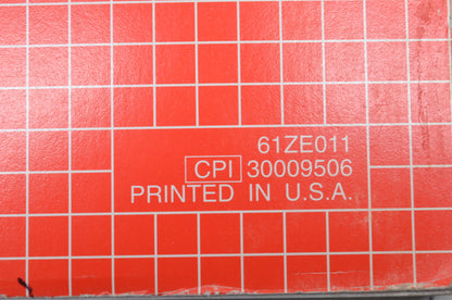OEM Honda 61ZE011 Shop Manual GX110/GX140 NOS