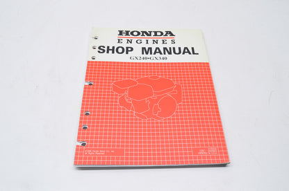 New OEM Honda Shop Manual GX240/GX340 NOS