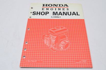 OEM Honda 61ZG000 Shop Manual G100K NOS