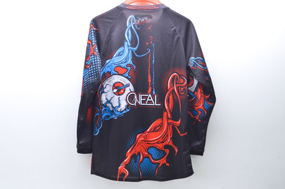 New O'Neal Youth XL Black/Red/Blue Element Mutant Jersey NOS