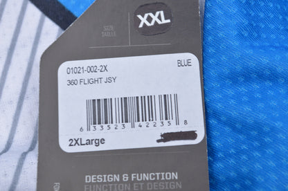 New Fox XXL Blue/White 360 Flight Jersey NOS