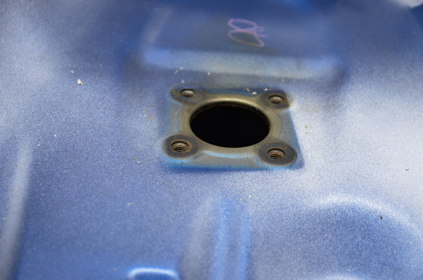 Blue White Royal Star Fuel Tank